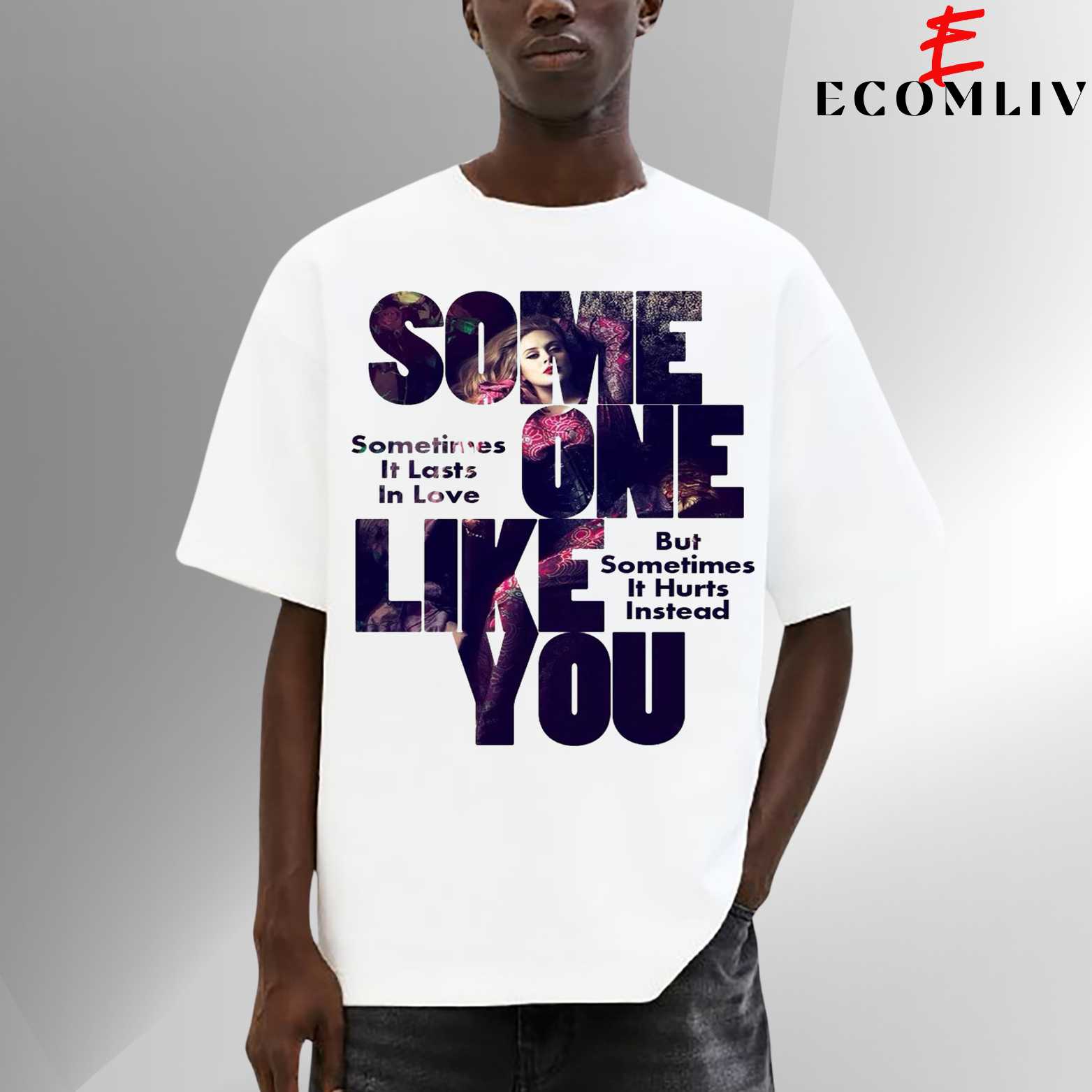 Adele Someone Like You T-Shirt, Unisex Tee